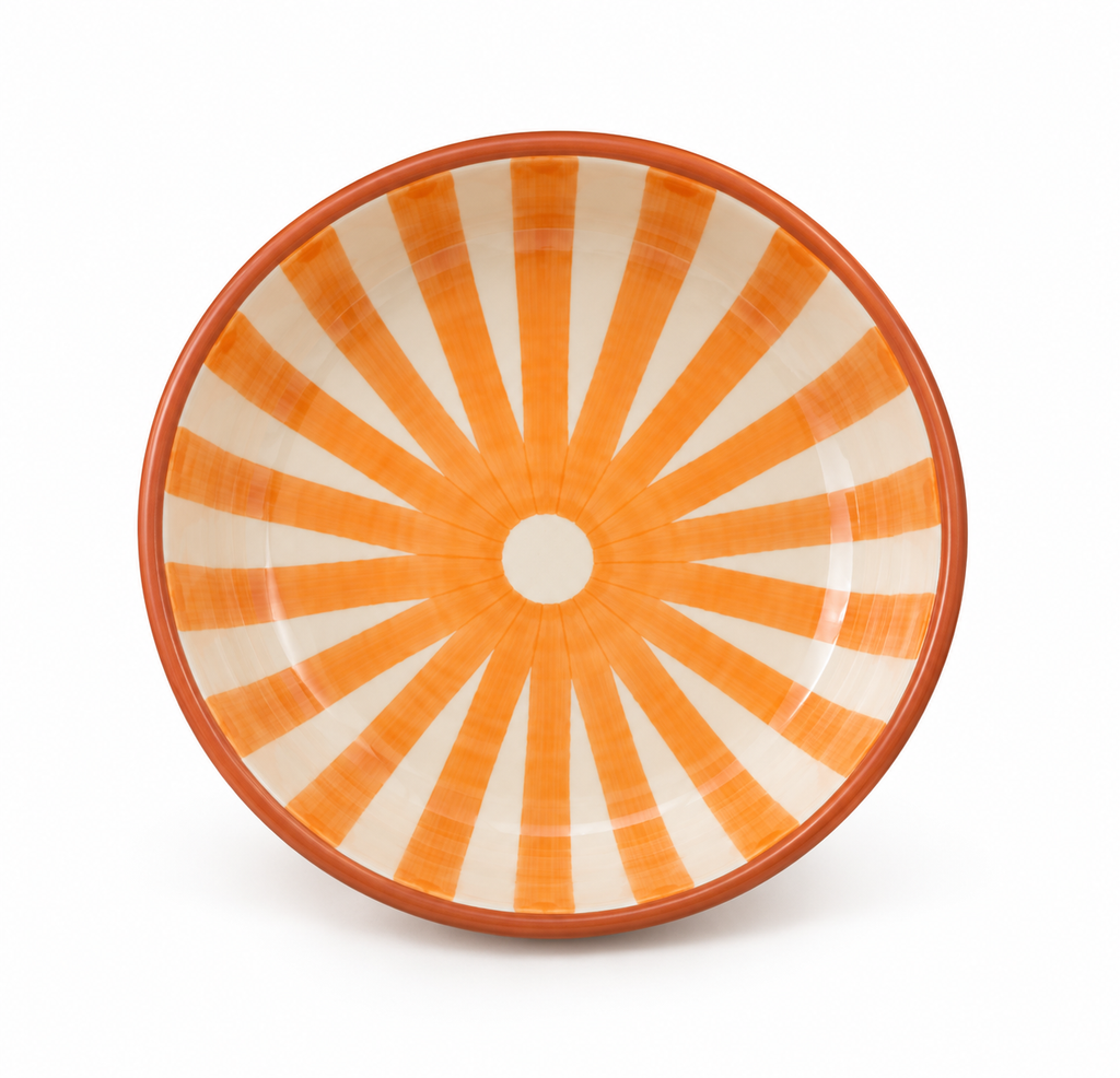 Plat médium orange – Collection SOLEIL – Céramique - Plats & coupelles