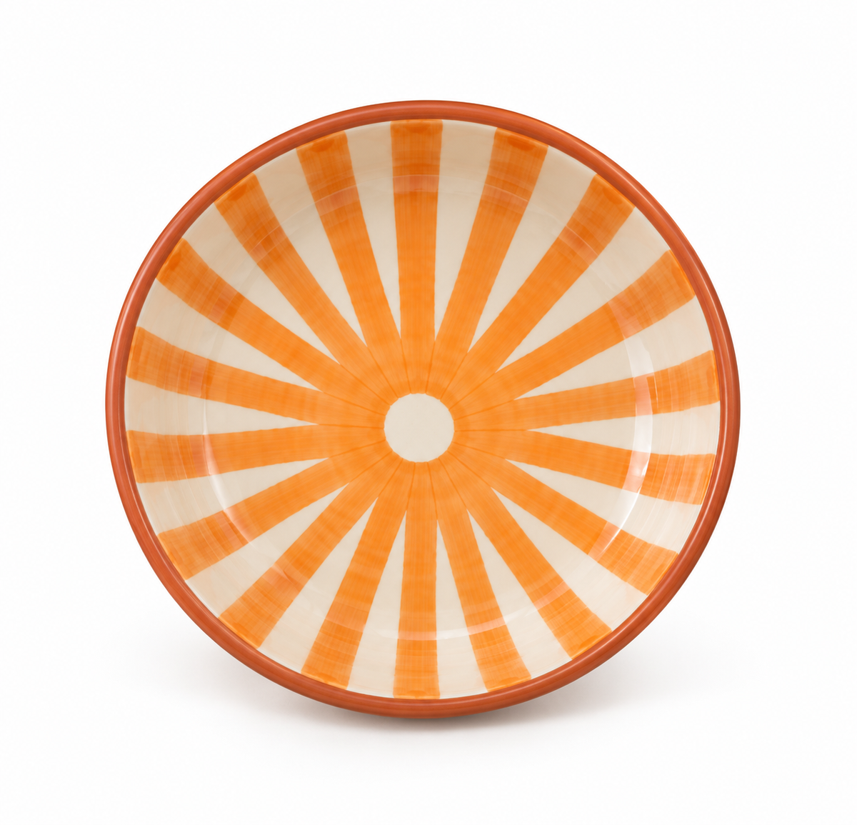 Plat médium orange – Collection SOLEIL – Céramique - Plats & coupelles