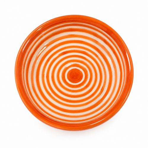 Coupelle orange – Collection RAYURE – Céramique - Plats & coupelles