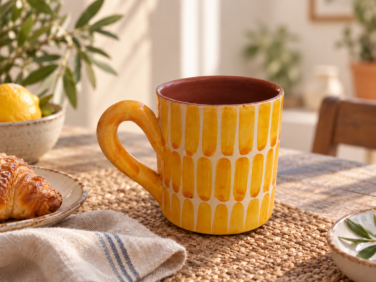 Tasse jaune – Collection DASH – Céramique - Tasses & mugs – vue 3