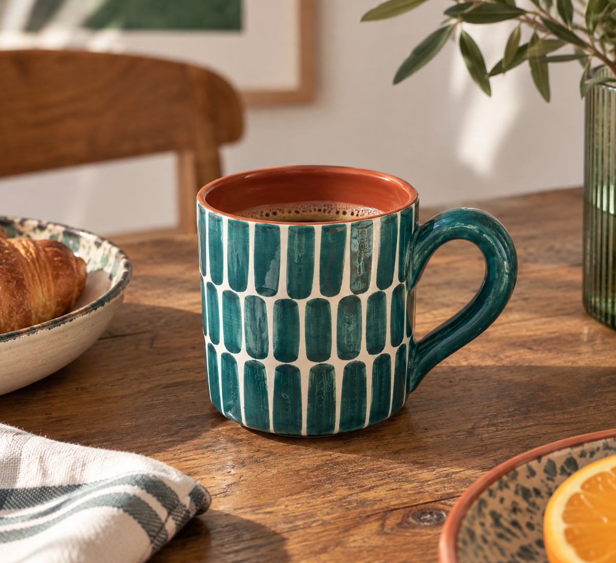 Tasse teal – Collection DASH – Céramique - Tasses & mugs – vue 3