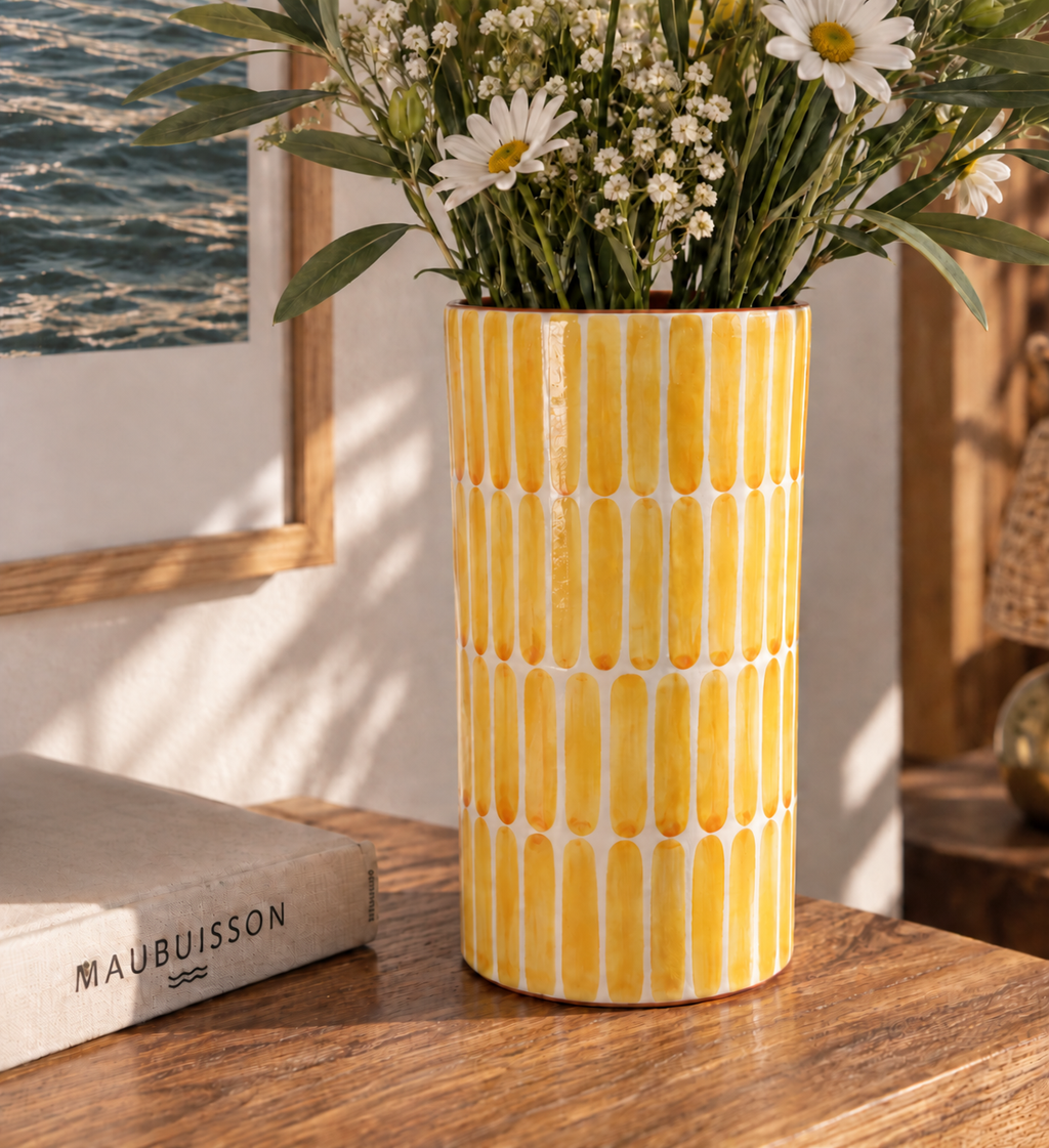 Vase jaune – Collection DASH – Céramique - Vases – vue 3
