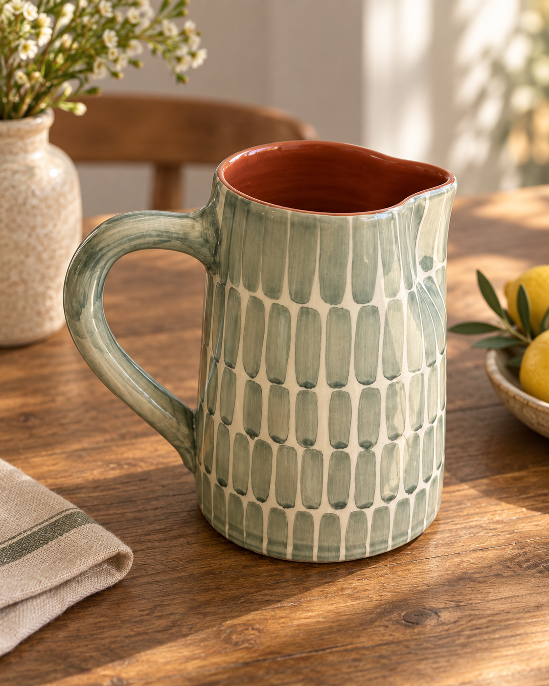 Pichet sauge – Collection DASH – Céramique - Pichets & carafes – vue 3