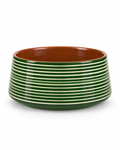 Petit saladier vert – Collection RAYURE – Céramique - Bols & saladiers