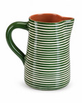Pichet vert – Collection RAYURE – Céramique - Pichets & carafes