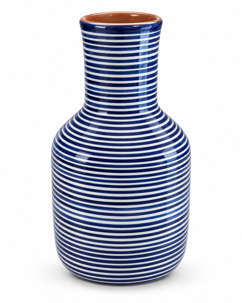 Grand Vase bleu – Collection RAYURE – Céramique - Vases