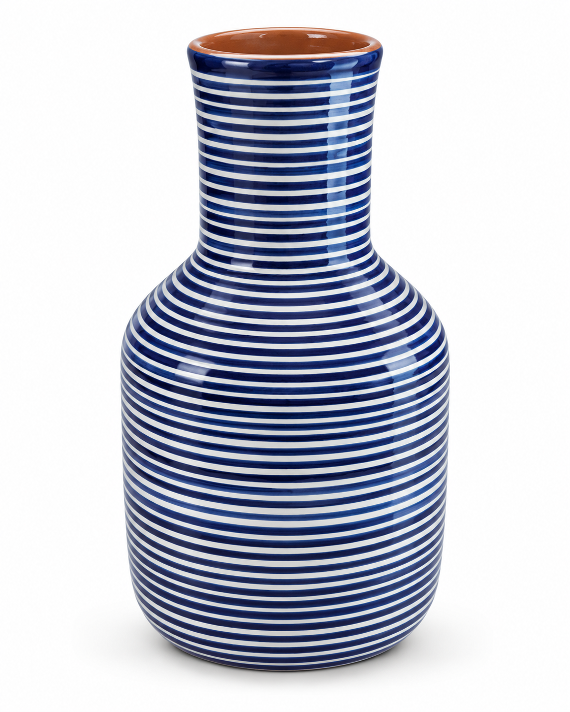 Grand Vase bleu – Collection RAYURE – Céramique - Vases