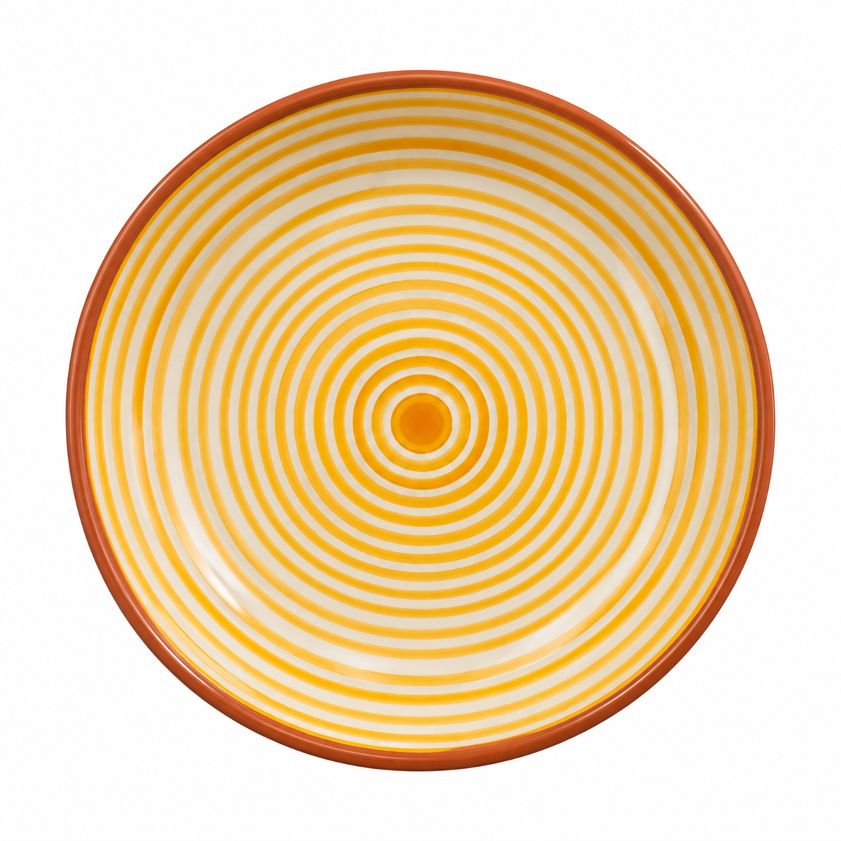 Plat médium jaune – Collection RAYURE – Céramique - Plats & coupelles – vue 2