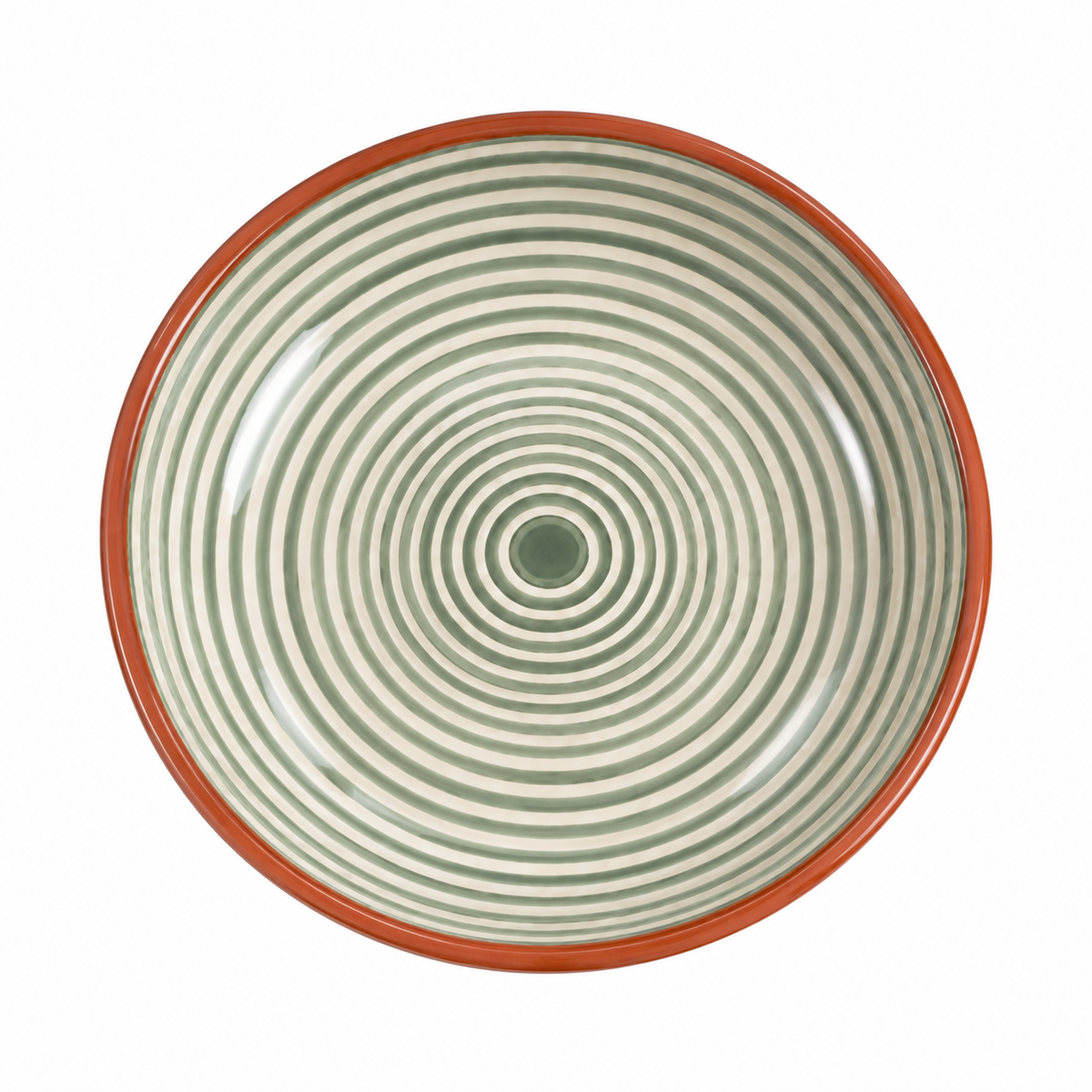 Plat médium sauge – Collection RAYURE – Céramique - Plats & coupelles – vue 2