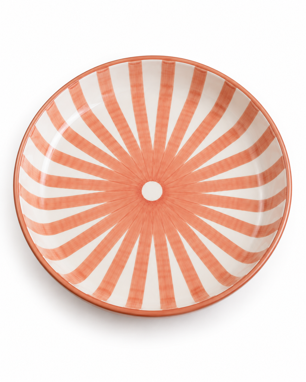 Grand plat terracotta – Collection SOLEIL – Céramique - Plats & coupelles – vue 2