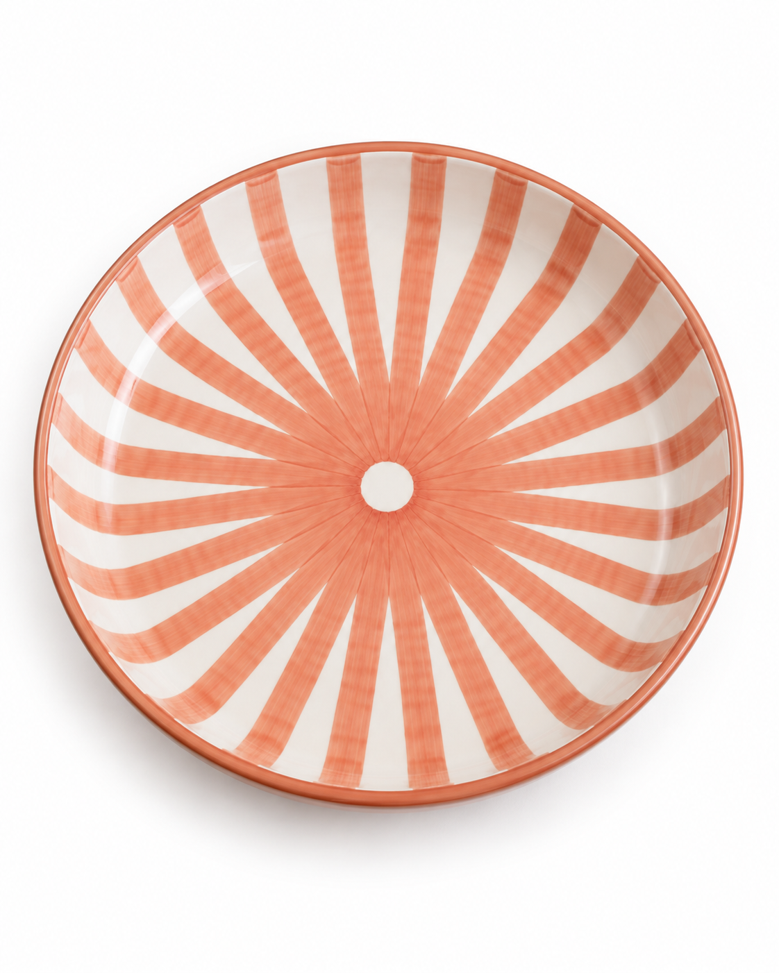 Grand plat terracotta – Collection SOLEIL – Céramique - Plats & coupelles – vue 2