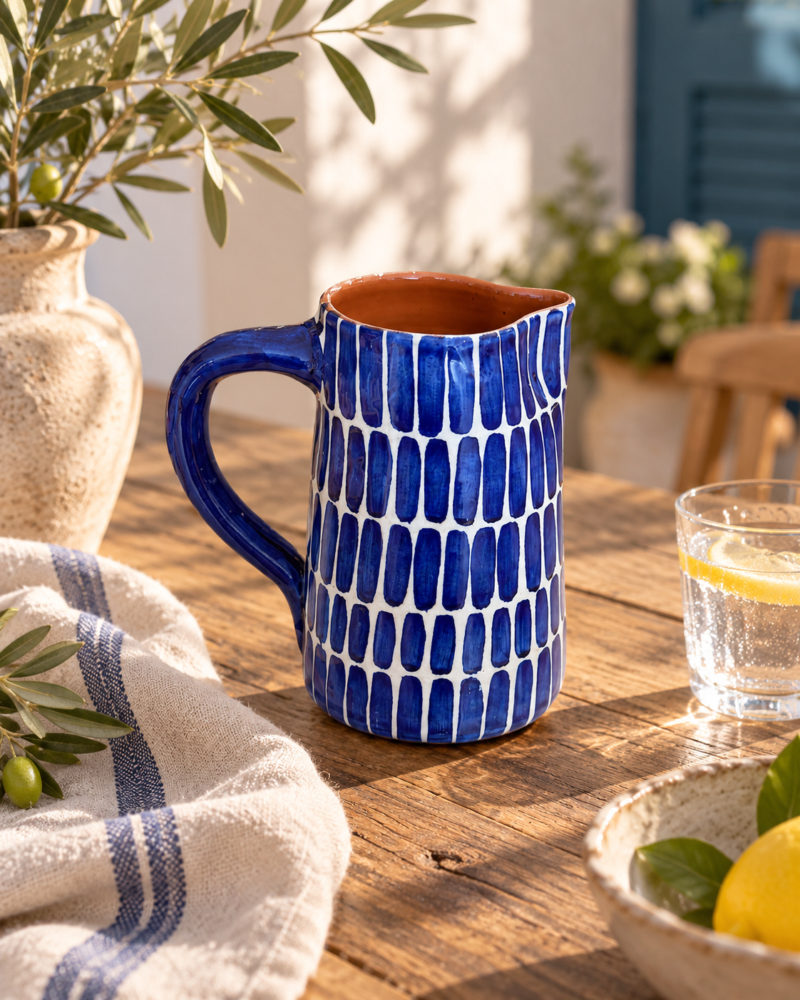 Pichet bleu – Collection DASH – Céramique - Pichets & carafes – vue 3