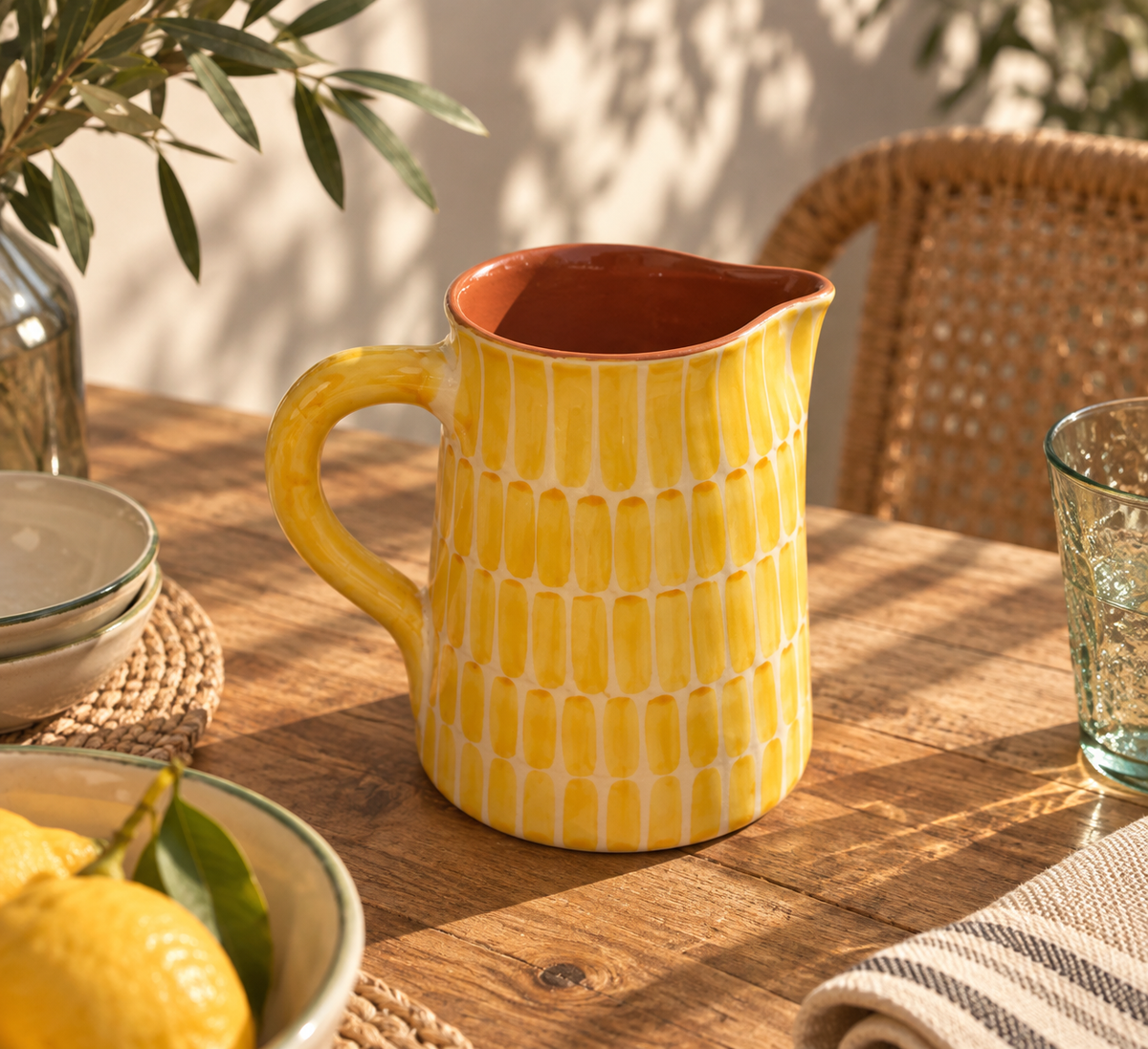 Pichet jaune – Collection DASH – Céramique - Pichets & carafes – vue 3