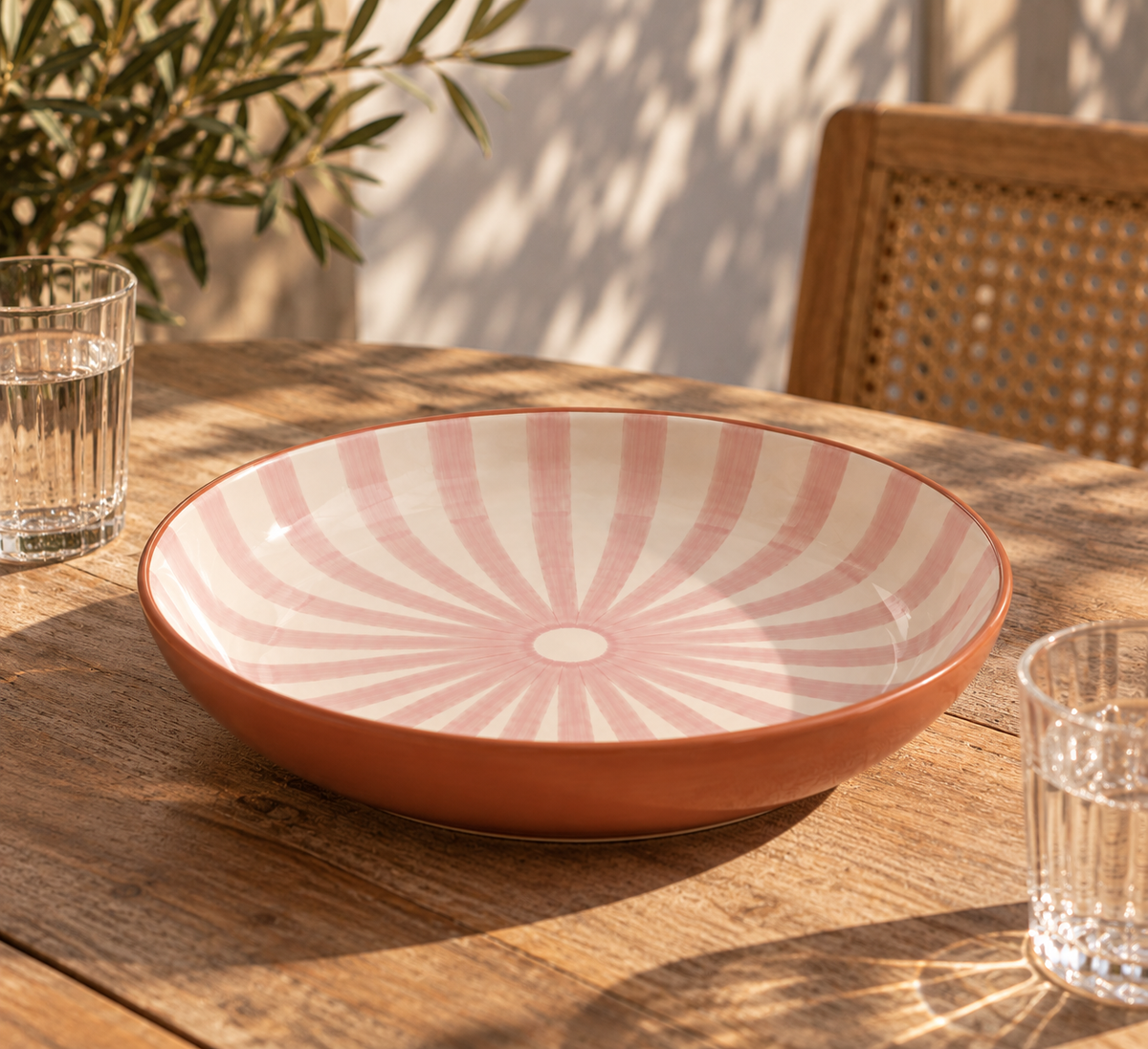 Grand plat mauve – Collection SOLEIL – Céramique - Plats & coupelles – vue 3