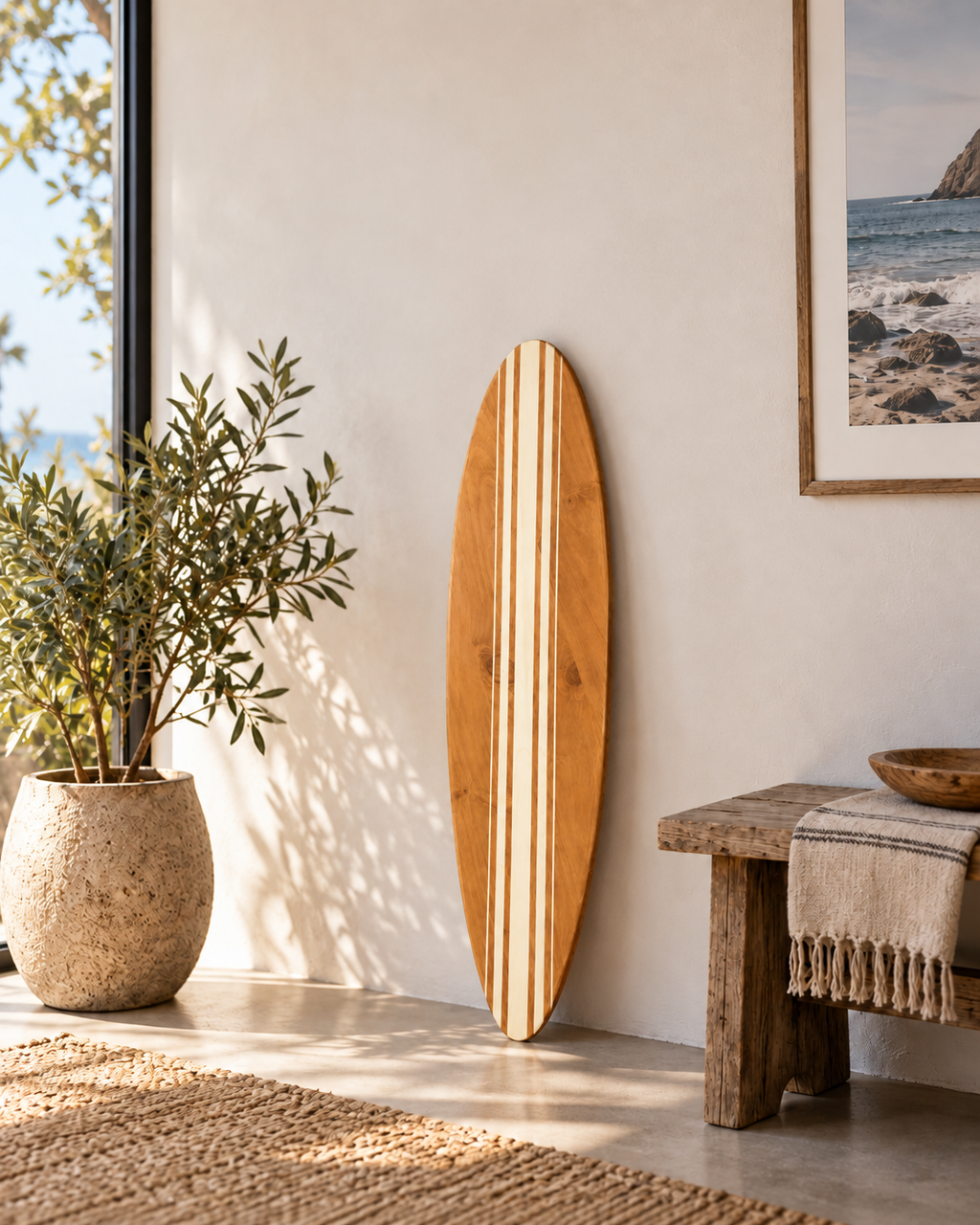 Planche de surf décorative Rincon – 120 cm