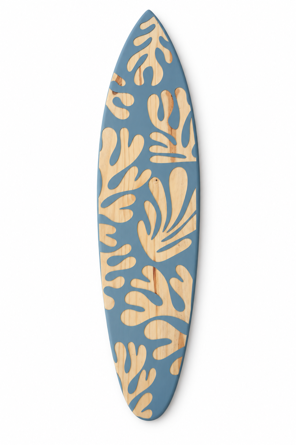 Planche de surf décorative Corail bleu – 80 cm