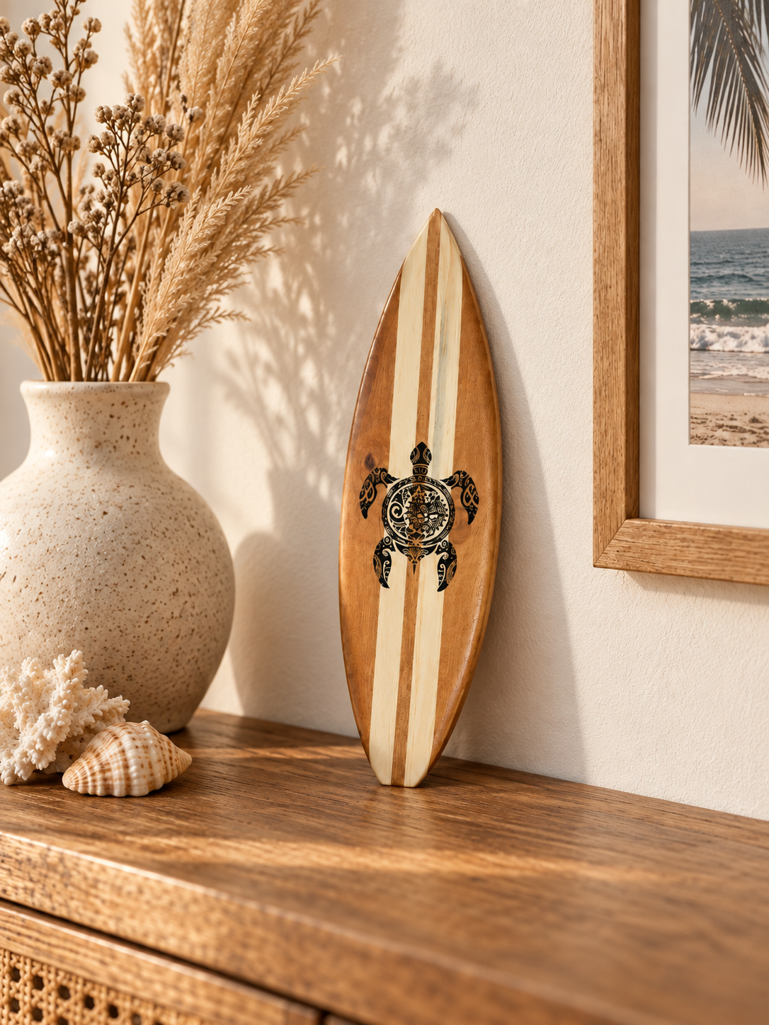Planche de surf décorative Akumal Tortue – 30 cm