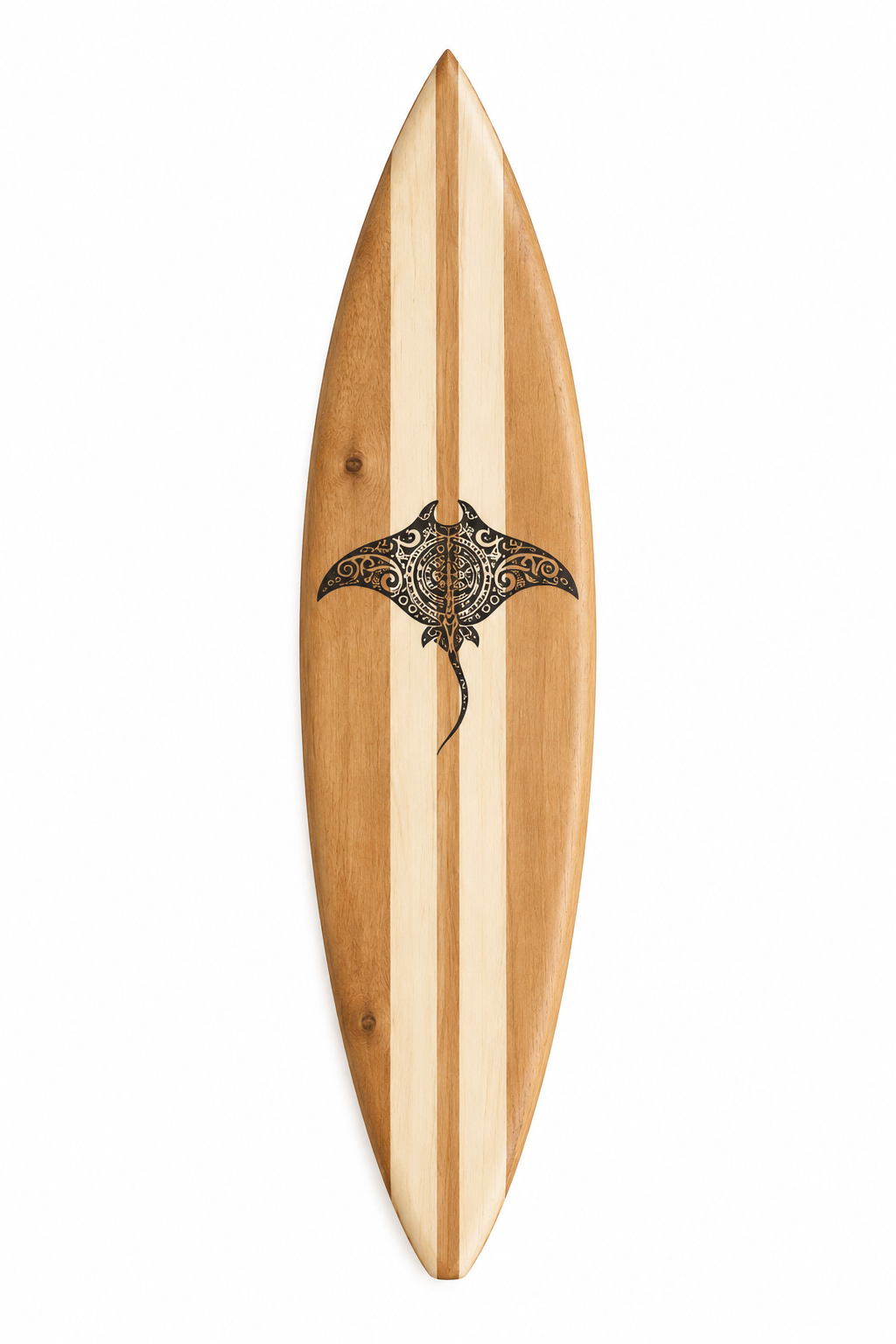 Planche de surf décorative Hanifaru Raie manta – 30 cm