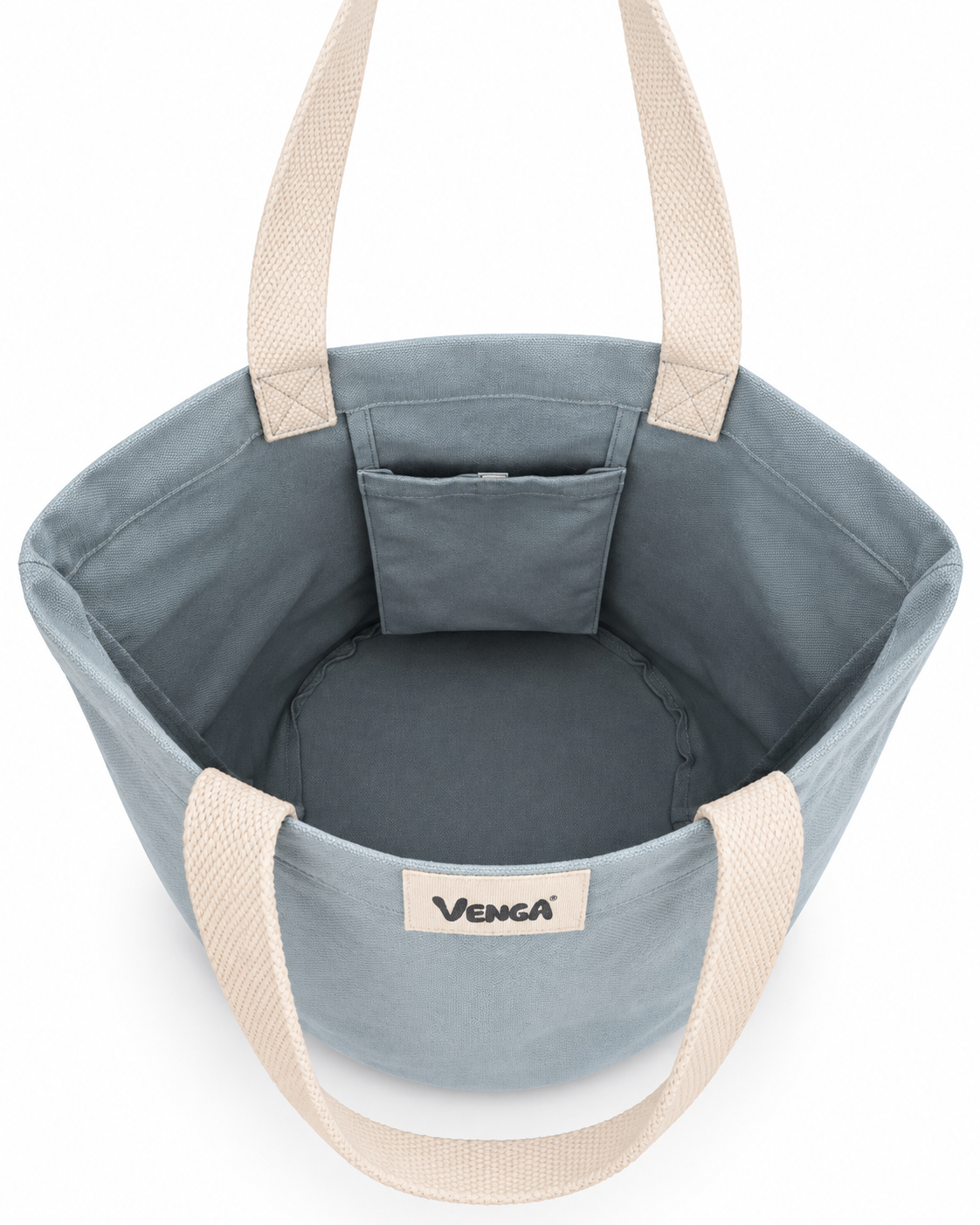 Sac cabas City Bleu silex