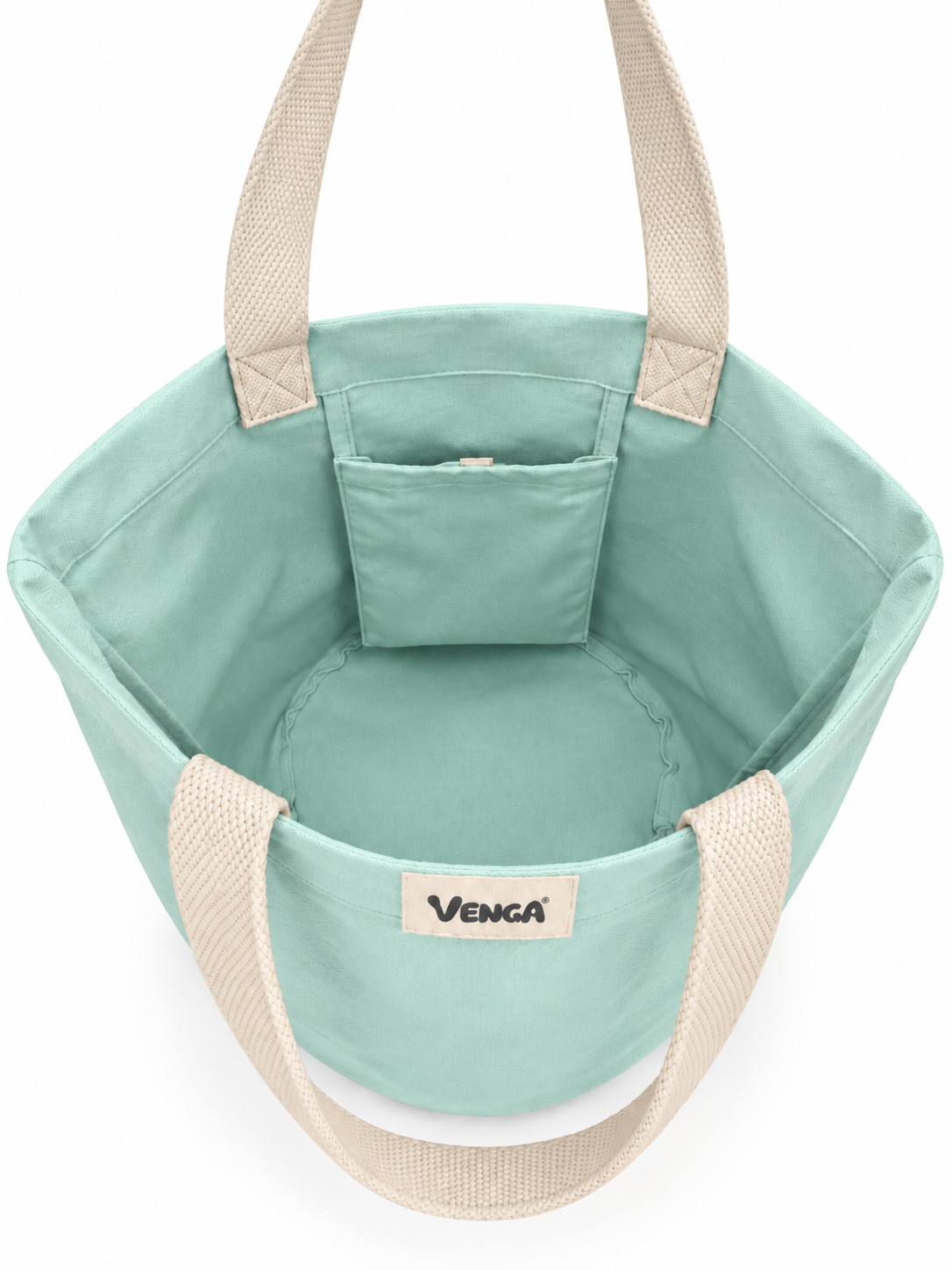 Sac cabas City Turquoise menthe