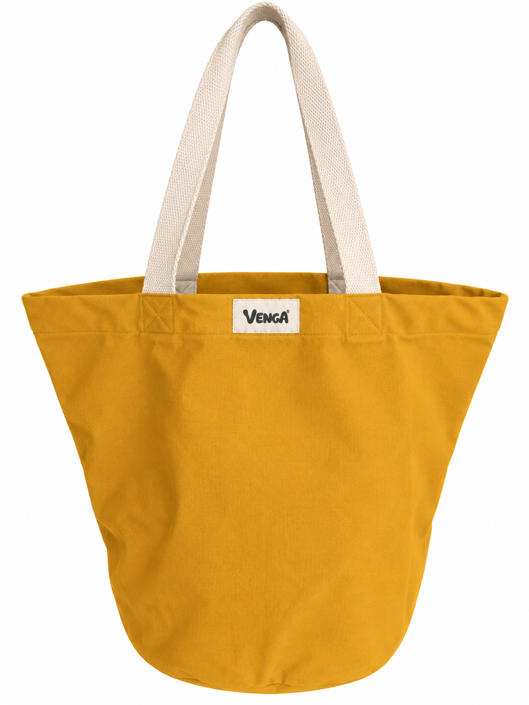 Sac cabas City Jaune moutarde