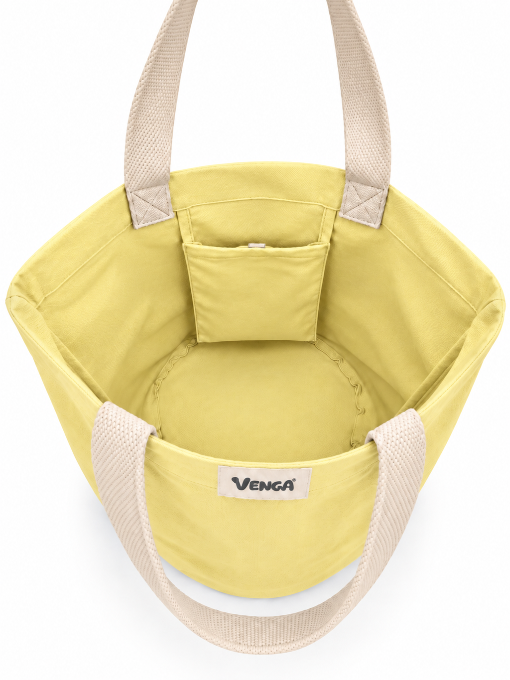 Sac cabas City Jaune banane