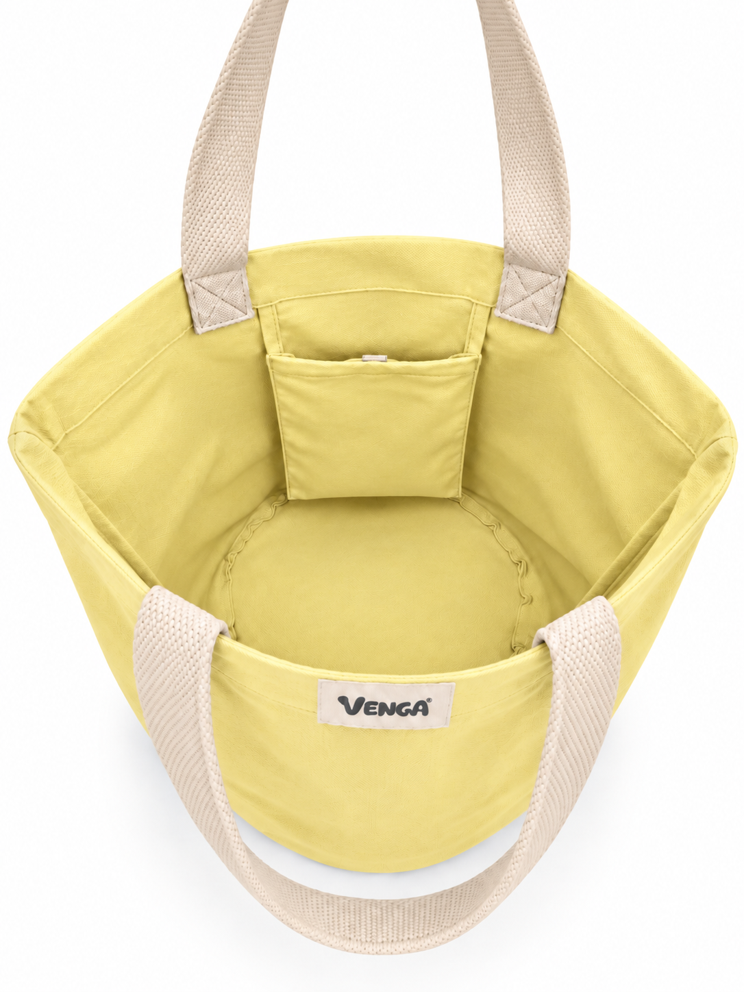 Sac cabas City Jaune banane