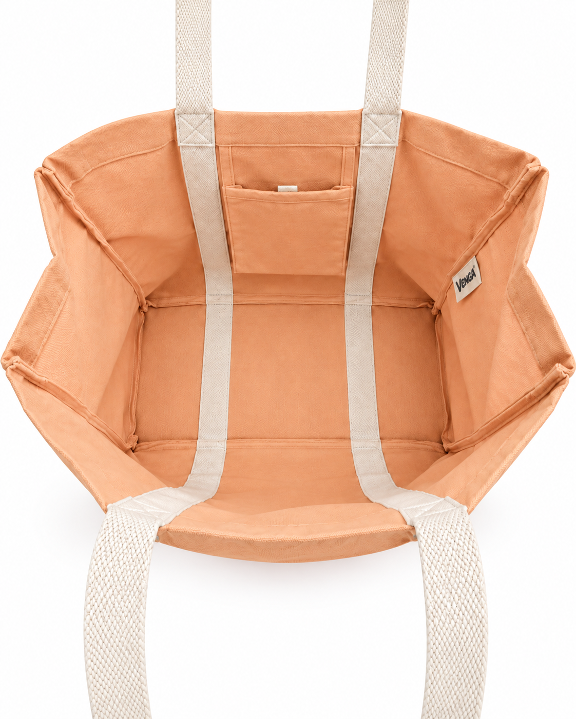 Sac cabas Orange pêche