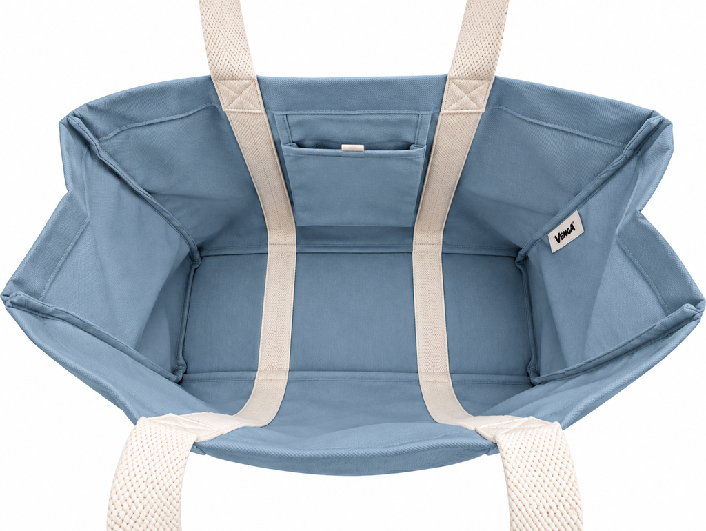 Sac cabas Bleu silex