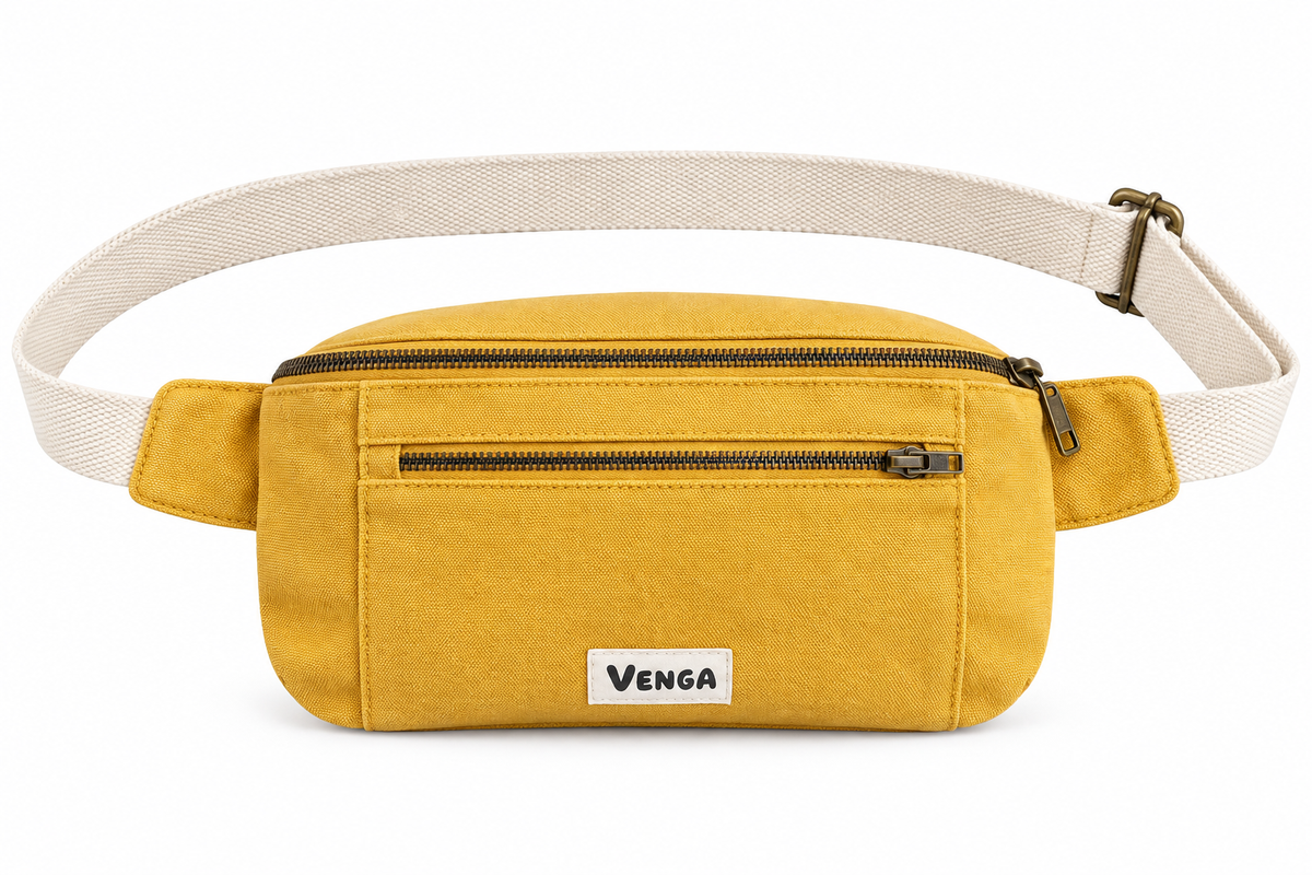 Sac banane Jaune moutarde