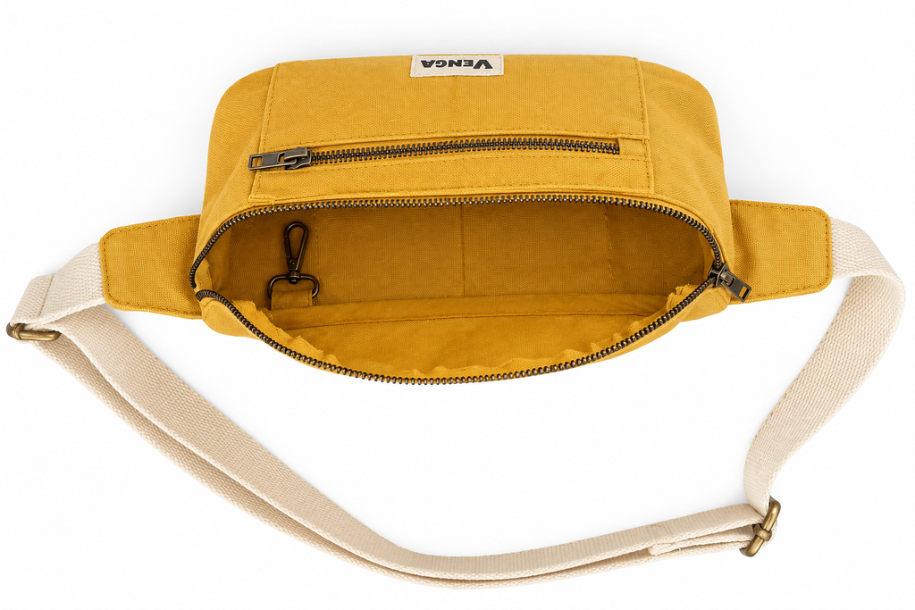 Sac banane Jaune moutarde