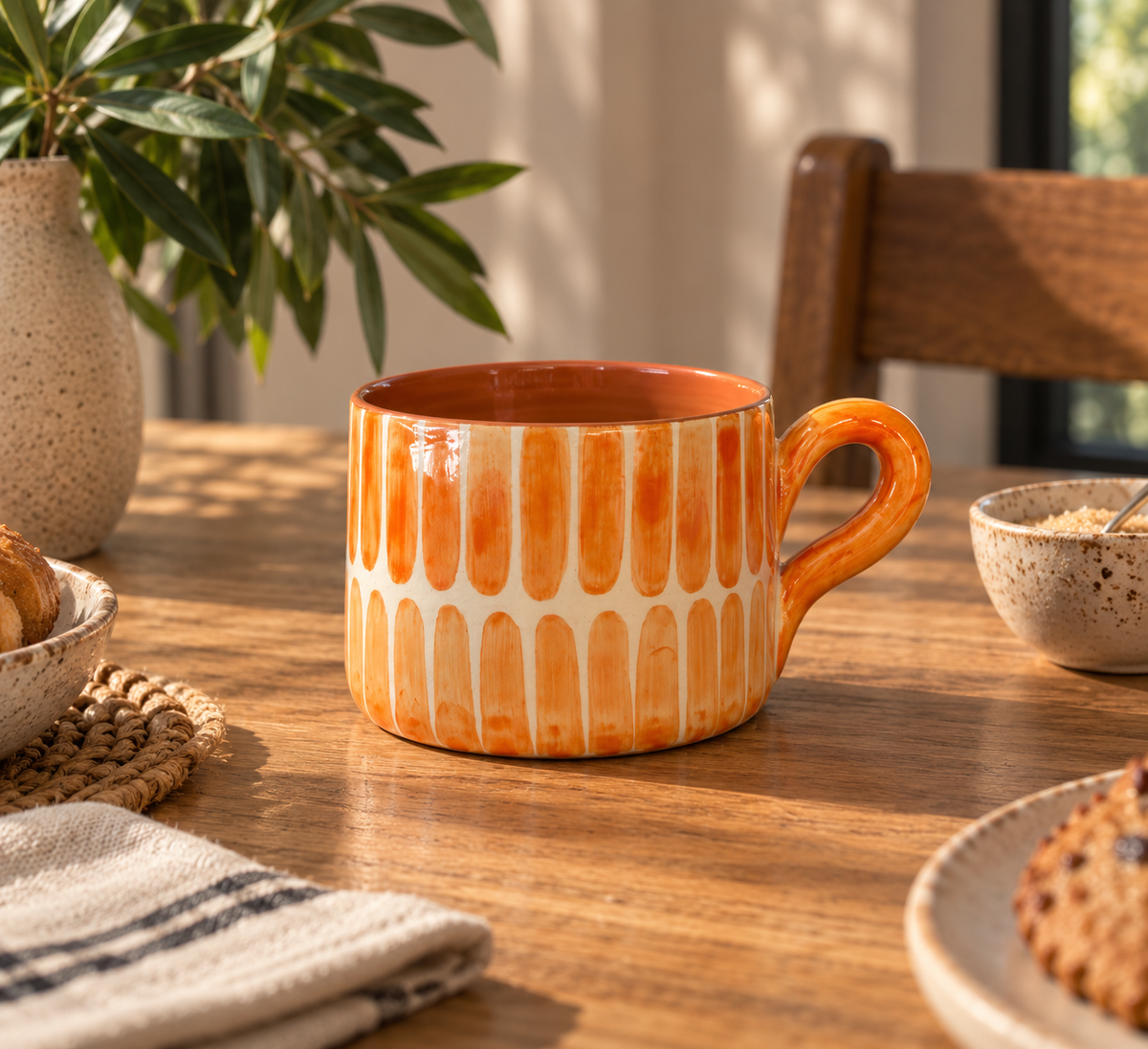 Mug orange – Collection DASH – Céramique - Tasses & mugs – vue 2