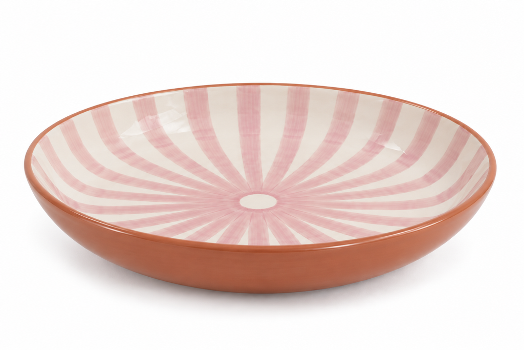Grand plat mauve – Collection SOLEIL – Céramique - Plats & coupelles