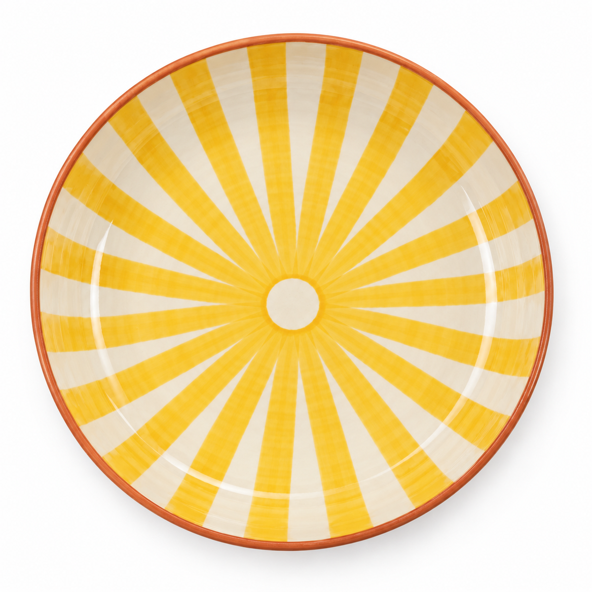 Plat médium jaune – Collection SOLEIL – Céramique - Plats & coupelles – vue 2