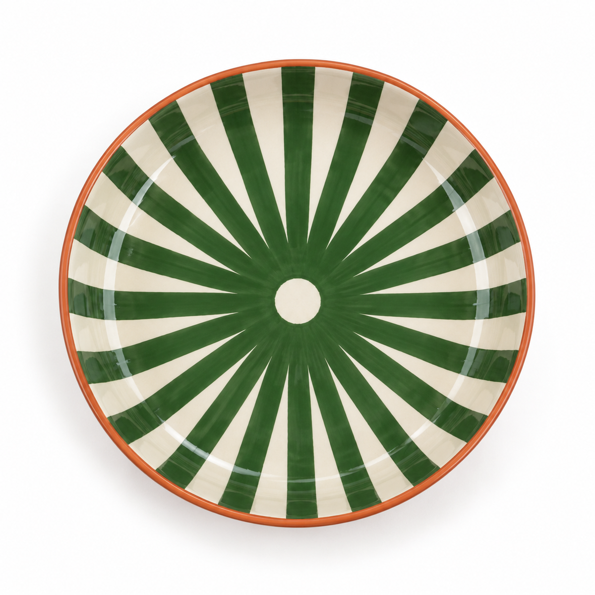 Plat médium vert – Collection SOLEIL – Céramique - Plats & coupelles – vue 2