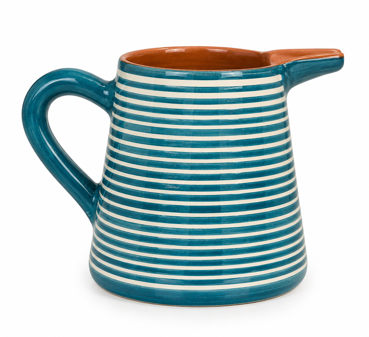 Carafe 1 L teal – Collection RAYURE – Céramique - Pichets & carafes