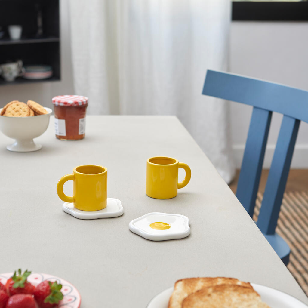Tasses Œufs au plat (lot de 2) – Balvi – Art de la table – vue 3