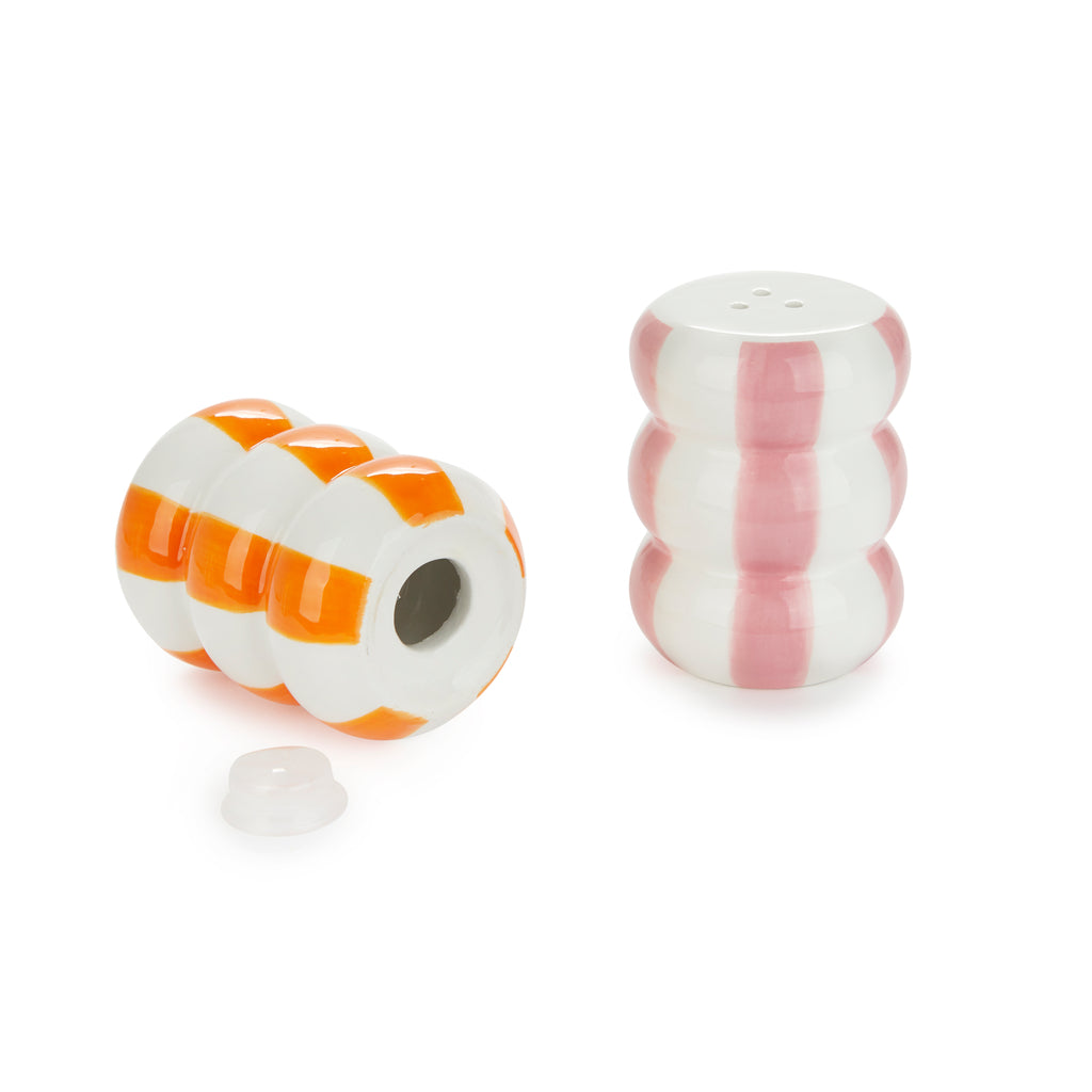 Salière & poivrière Floats orange/rose – Balvi – Sel & poivre – vue 3