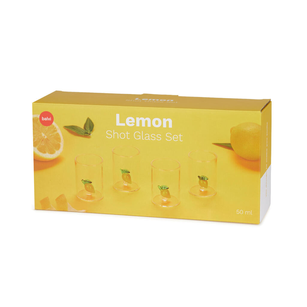 Shooters Citron (lot de 4) – Balvi – Art de la table – vue 2